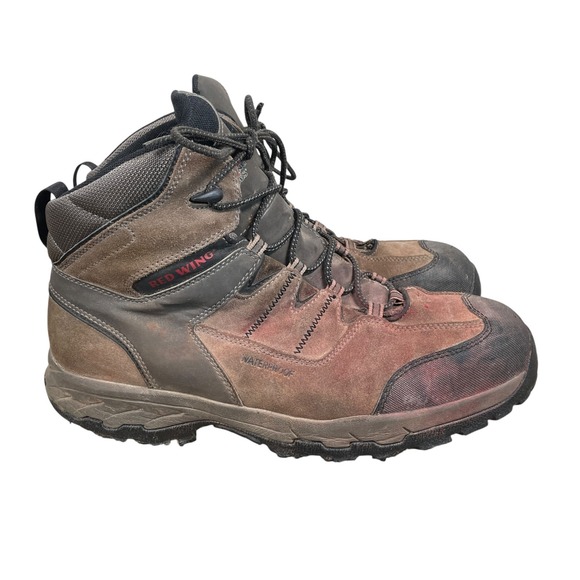 Red‎ Wing Shoes TruHiker Work Boots Mens 13 EE Waterproof Steel Toe Brown read - Picture 1 of 9